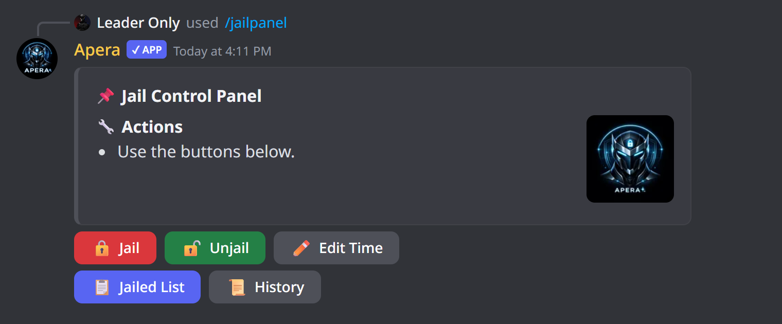 Yetkili hapis paneli