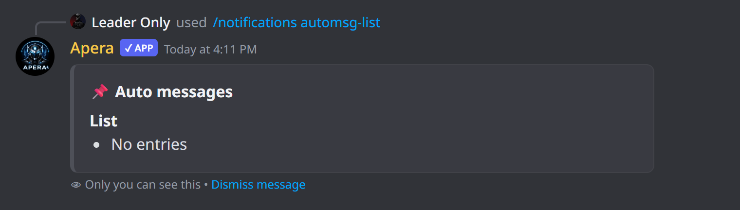 /notifications automsg-list