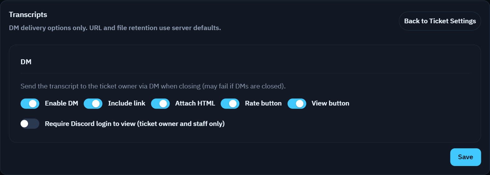 Üyenin DM'de ne alacağını seç